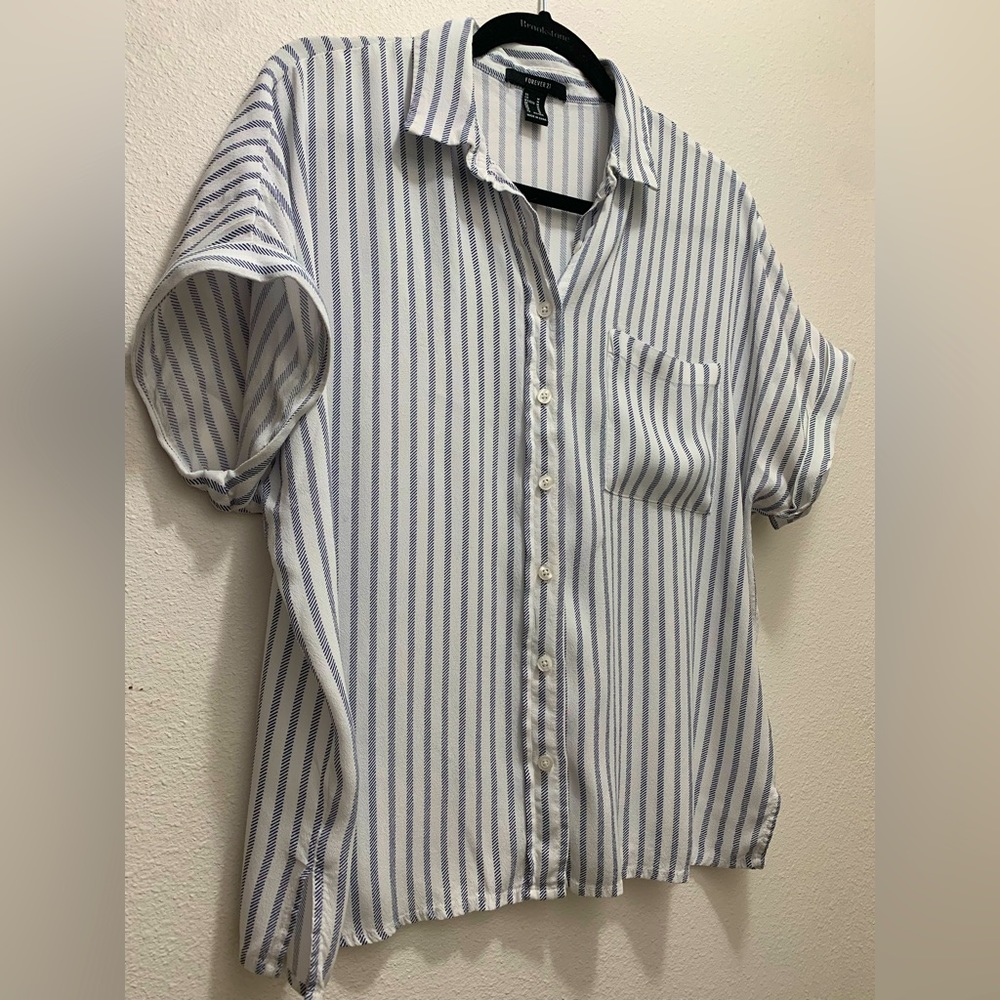 Sheer fabric blouse